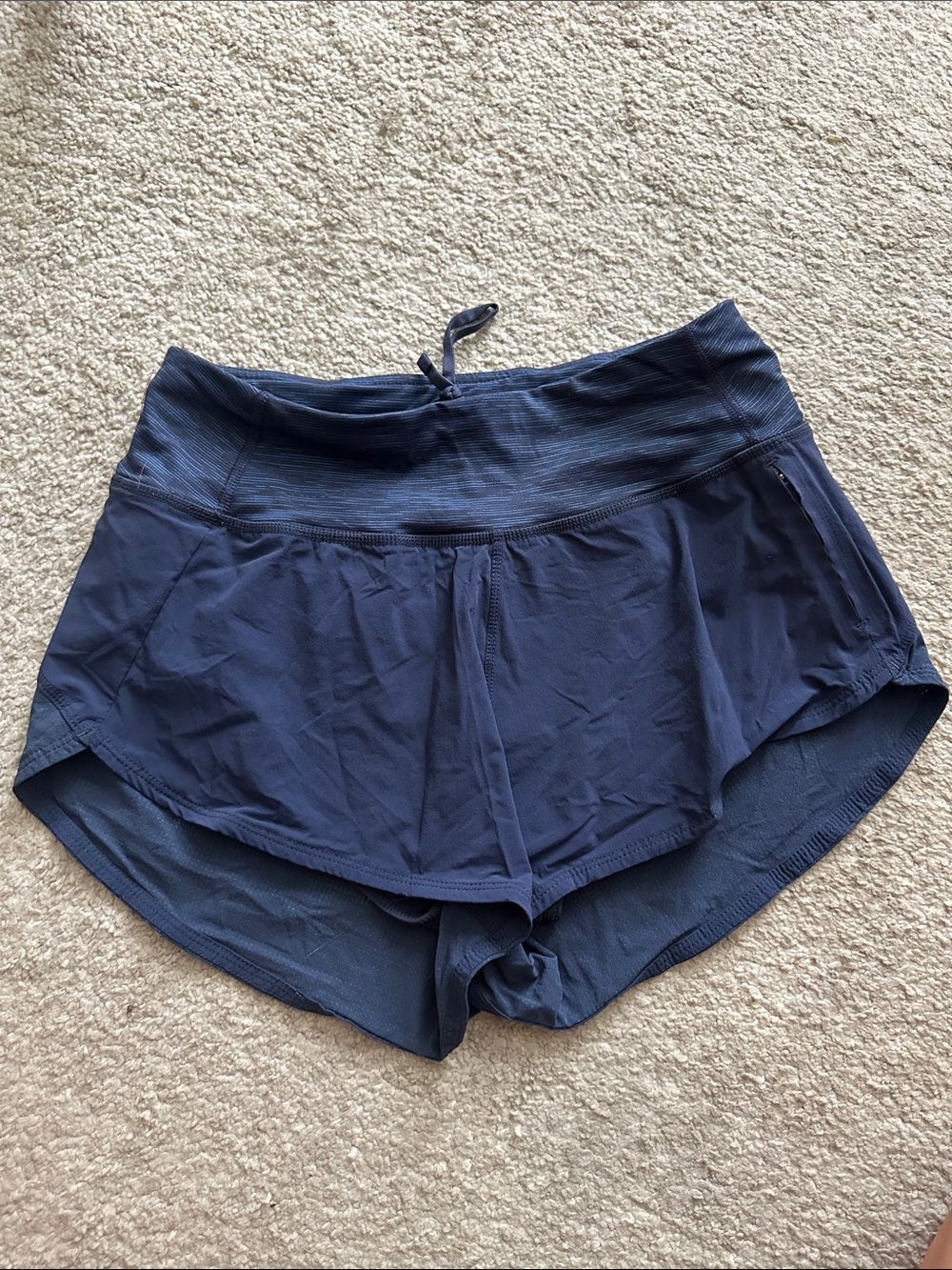 Outdoor Voices Women’s Navy Active Running Shorts with Inner Liner